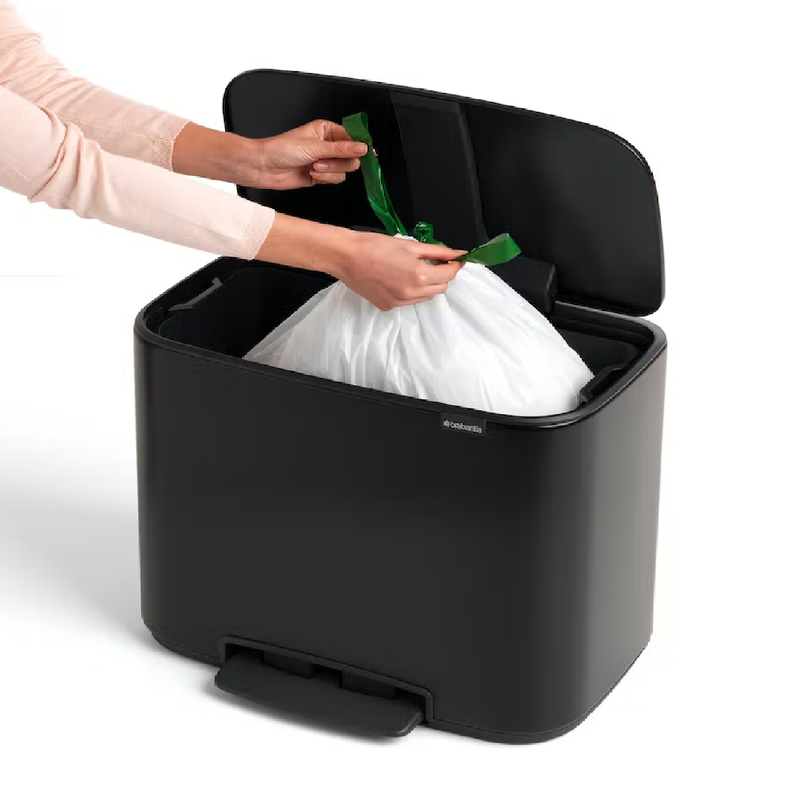 BRABANTIA BO Waste Pedal Bin 36L MATT BLACK